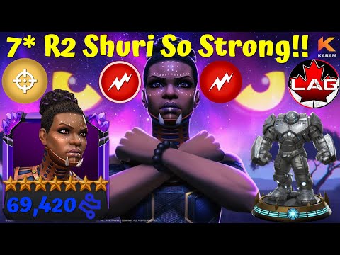 7-Star Rank 2 Shuri So Powerful!! Epic Gameplay Showcase! So Much Shock Damage+Utility! - MCOC