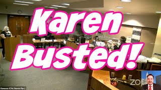 Wild Court Moments #123 Karen Tenant Busted!