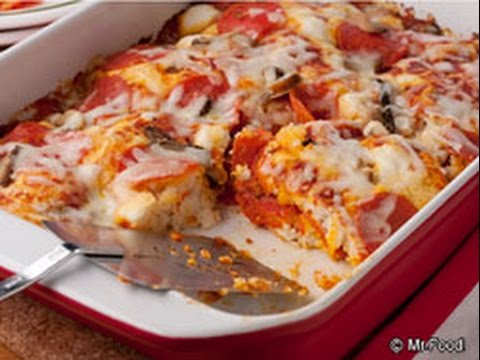 5-Ingredient Pizza Bake