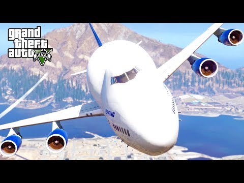 GTA 5 SP #70 - Boeing 747LCF Dreamlifter Mod