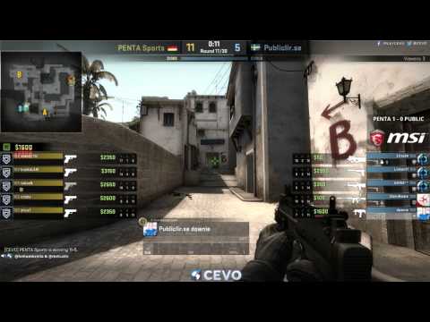 Publiclir.se vs PENTA Sports Game 2 (CEVO-P CS:GO Season 7) - Helium & Metuz