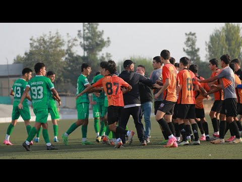 18+ "Andijon SGS" hamda "Neftchi" yoshlari o‘rtasidagi bahsda katta janjal yuzaga keldi.