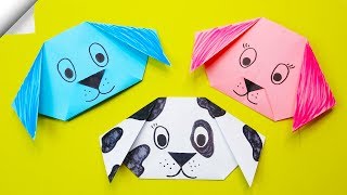 Origami DOG easy | DIY paper crafts Origami DOG face