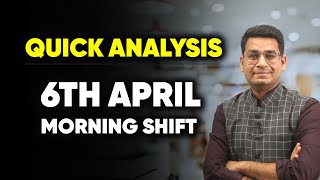 JEE Main (April) 2023 | 6th April Morning Shift Analysis in 60seconds | MathonGo | Anup Sir