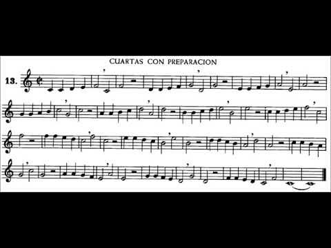 Método de Solfeo Hilarión Eslava Lección 13