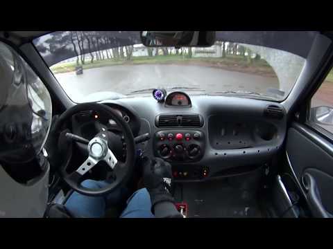 SuperOES Wigilijny 2017 - Tor Poznań - Łukasz Grześkowiak - Fiat Seicento 1.2 16v - OS10 (onboard)