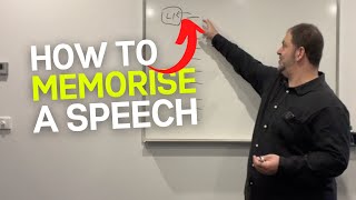 How to Memorise a Speech Part 1 | Using a Memory Palace