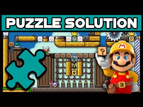 Super Mario Maker - One Screen Puzzle Walkthrough [#14] - Super Shell