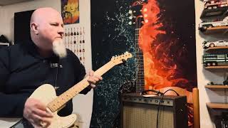 Video thumbnail for Magnatone Starlite 5-watt 1 x 8-inch Tube Combo Amp with my Tele direct to amp no pedals by Bob Brown