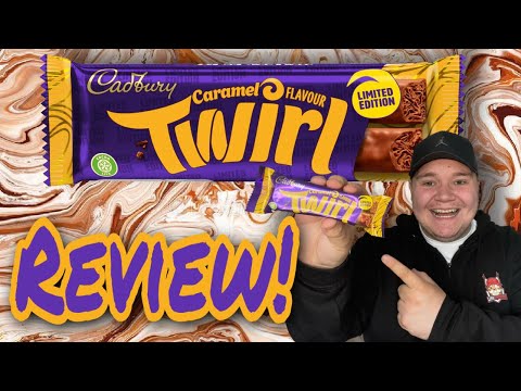 Limited edition caramel Twirl review! From cadburys!!