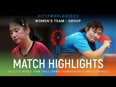 Highlights | Liu Crystal (CAN) vs Li Sian Alice Chang (MAS) | WT Grps | #ITTFWorlds2022