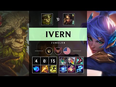 Ivern Jungle vs Nidalee - NA Grandmaster Patch 25.06