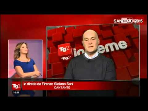 Stefano Sani intervista a RAI 2 TG INSIEME- Sanremo 2015