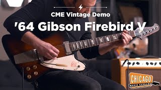 Video thumbnail for 1964 Gibson Firebird V Sunburst | CME Vintage Demo | Joel Bauman by Chicago Music Exchange