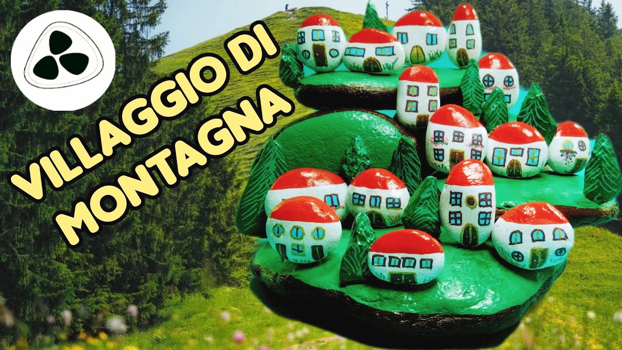 Sassi dipinti: Come realizzare un villaggio con dei semplici sassi!