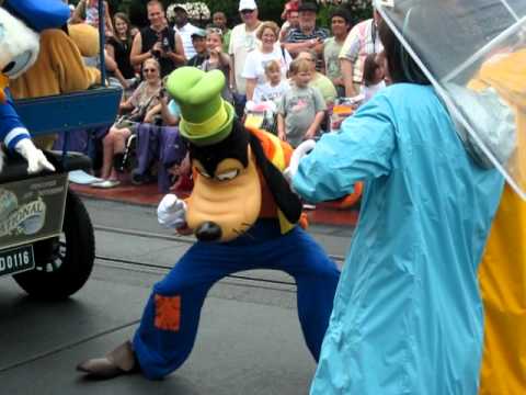 Disney World's Magic Kingdom's Rainy Day Parade on July 4, 2010 in Florida