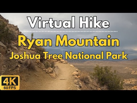 4K Virtual Treadmill Hike – Ryan Mountain Full Ascent & Descent, Joshua Tree NP | Scenic 70-Min Walk