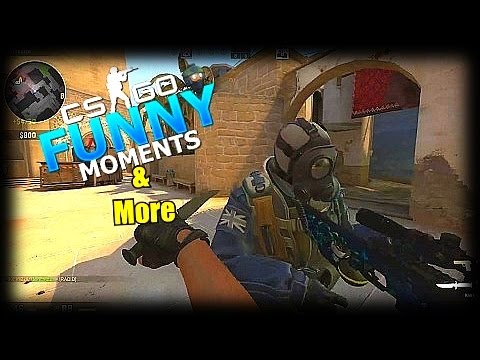 POW RIGHT IN THE KISSER!!- CS GO Funny Moments & More in Competitive