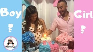 LOL Cute Gender Reveal Reactions and Ideas (2019) Pregnancy announcement reactions