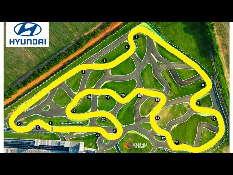 Traçado Hyundai - Kartódromo Internacional de Nova Odessa 