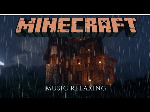 Lightly Mellow - MINECRAFT RELAXING MUSIC | Minecraft Relaxing Music and Rain for Study, Relax, Focus