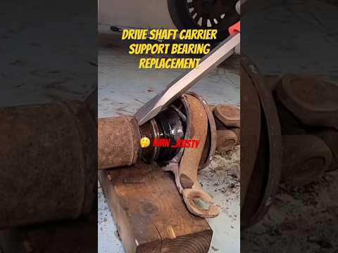 Drive Shaft Carrier Support Bearing Removal #shorts #tips #mechanic