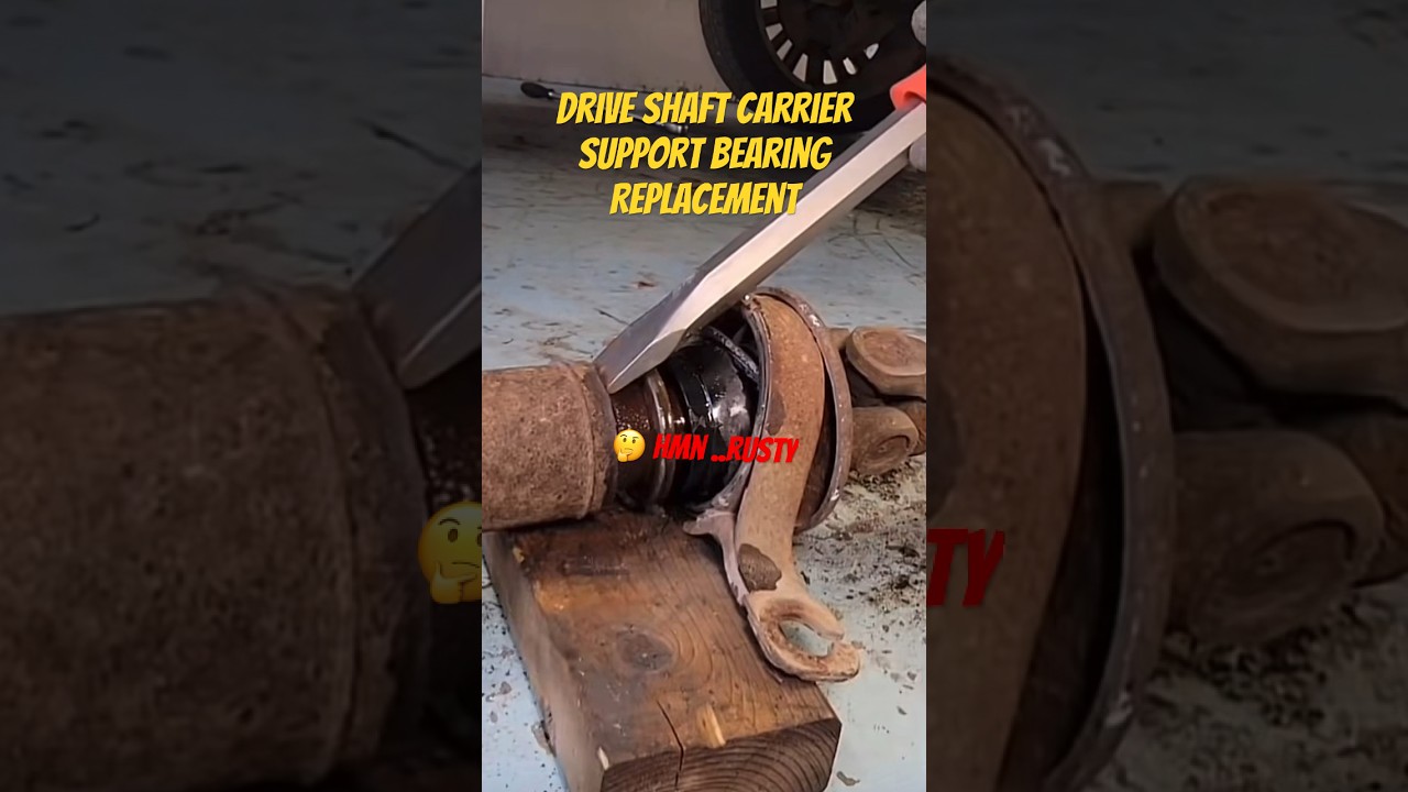 Drive Shaft Carrier Support Bearing Removal #shorts #tips #mechanic