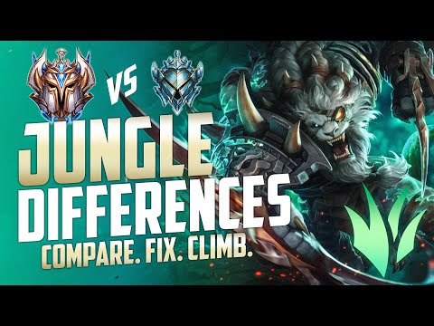 JUNGLE DIFFERENCES: Low Elo vs Challenger | Fix Common Mistakes & Win More! ft Rengar