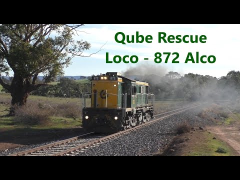 Qube International Rescue with Locomotive 872 - 25th July 2020