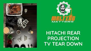 Hitachi rear projection TV tear down