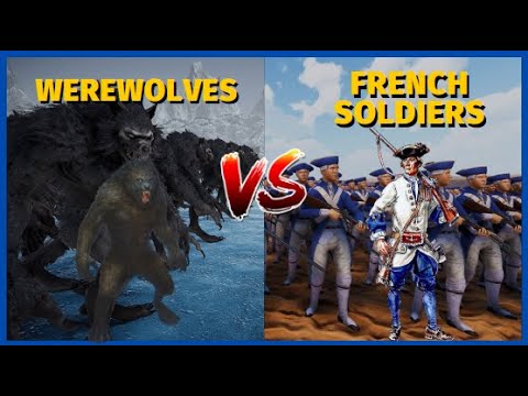 300.000 Werewolves vs 100.000 French Soldiers - Ultimate Epic Battle Simulator 2 | UEBS 2