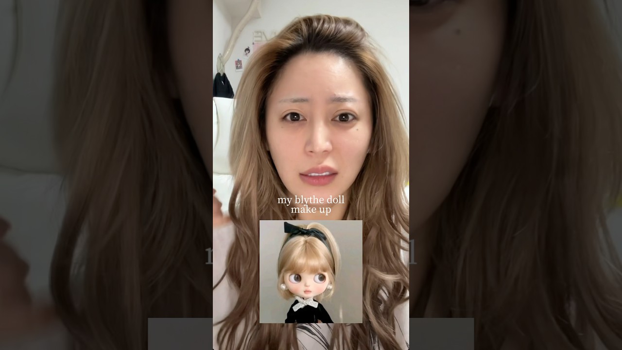 お人形さんにはなれない模様 #myblythedollmakeup