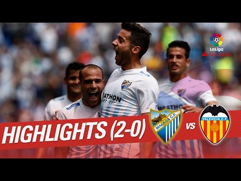 Resumen de Málaga CF vs Valencia CF (2-0)