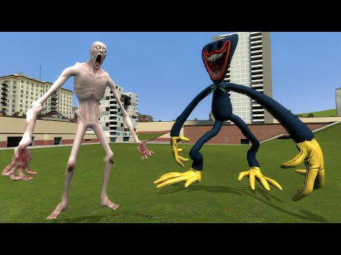 NEW SCP-096 VS NEW HUGGY WUGGY Epic Battle in Garry's Mod!