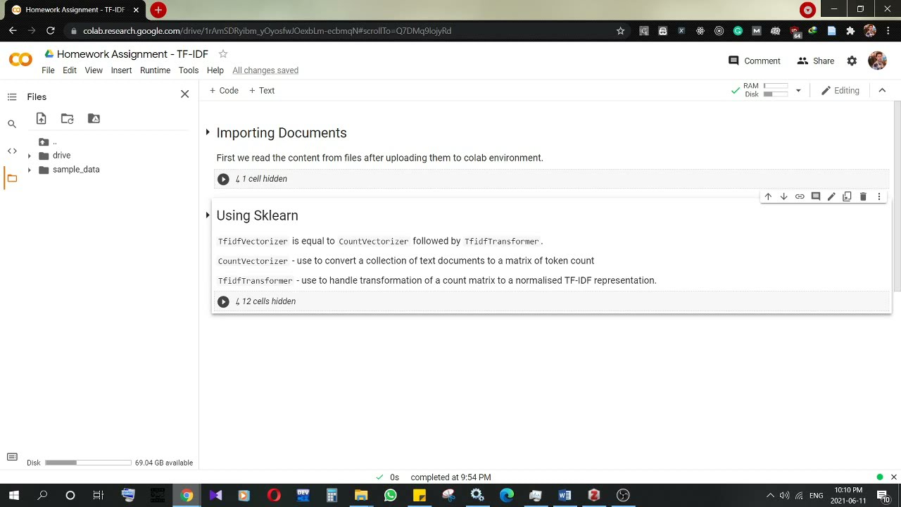 Check Plagiarism in Documents using Machine Learning  Algorithm  TF-IDF