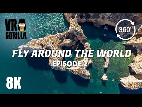 Fly Around the World in 360 - Episode 2 (Teaser)- 8K 360 Aerial VR Video