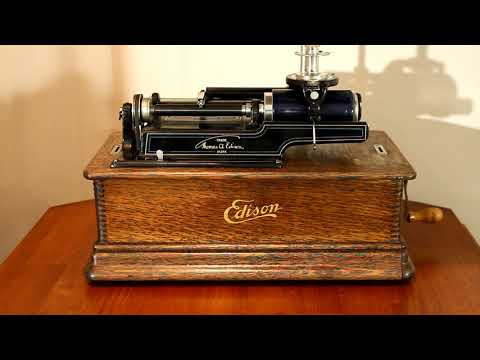 Christmas Music "Oh Come, All Ye Faithful" Metropolitan Quartet on Edison Blue Amberol cylinder 2478