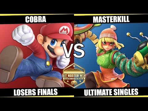 Bit Master #14 Losers Finals - Cobra(Mario) Vs. Masterkill(Min Min/Steve) SSBU Ultimate Singles