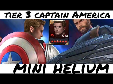 Advancing  captain America to tier 3 (end game and infinity war uniform)with animation
