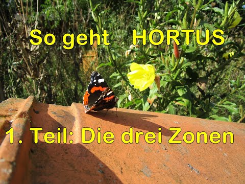 So geht HORTUS   Teil 1 (Die drei Zonen)
