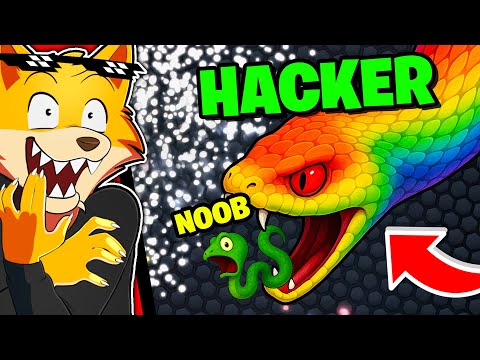 GIANT HACKER SNAKE VS 1,000,000 NABBI SNAKES! I ATE THEM ALL TO WIN! *ABSURD*