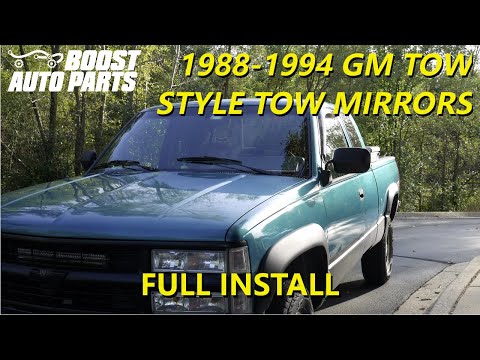 Full Tow Mirror Install: (1988-1994) C/K Trucks - Boost Auto Parts