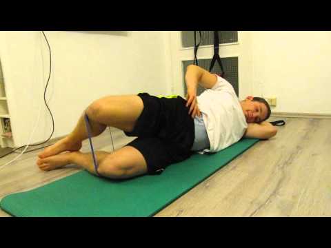 Clams mit gestreckten Hüften