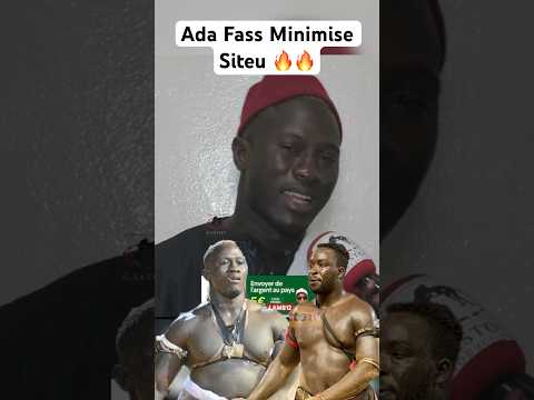 Ada Fass Minimise Siteu 🔥 #luttesénégalaise #shorts #senegal