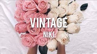 【Lyrics 和訳】Vintage - NIKI