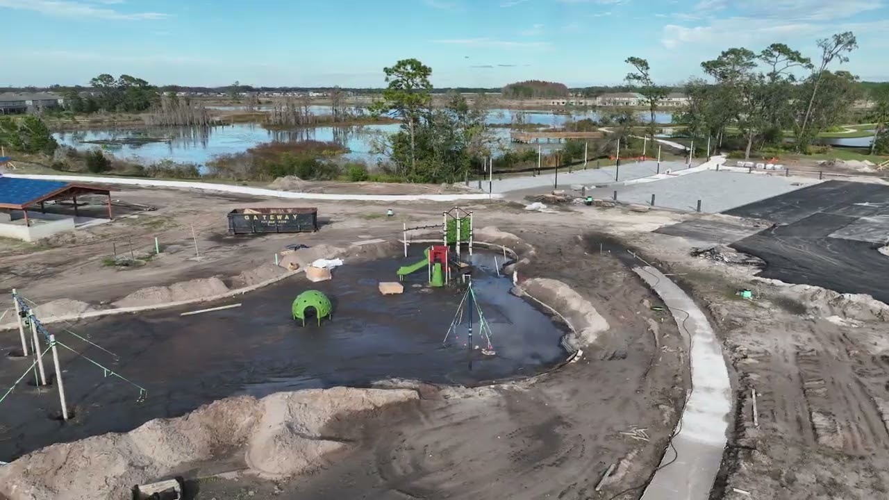 Active Build Site Aerial Overview - Central Florida — FAA certified drone photography Lakeland Florida Polk County AeroLakeland