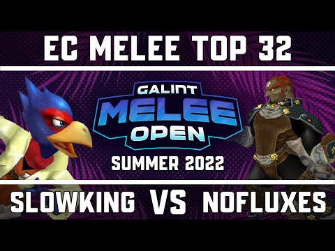 Slowking (Falco) vs NoFluxes (Ganondorf) - East Coast Melee Top 32 - GMO Summer '22