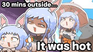 【Hololive】Pekora Made Her Mom Wait Outside for 30 Minutes【Usada Pekora/Clip/Ebihurai/Comic】