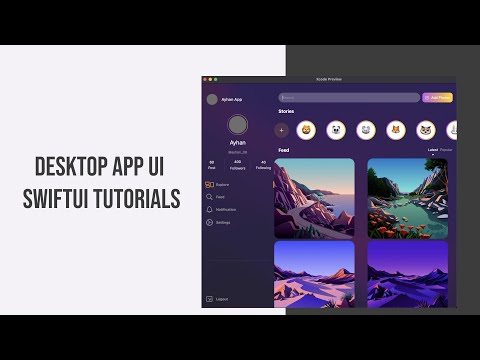 Desktop App UI - SwiftUI Tutorials