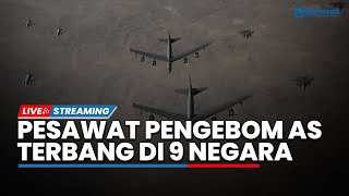 AS Terbangkan Pesawat Pengebom di Atas 9 Negara hingga Kapal Induk Nuklir Penyok seusai Tabrakan